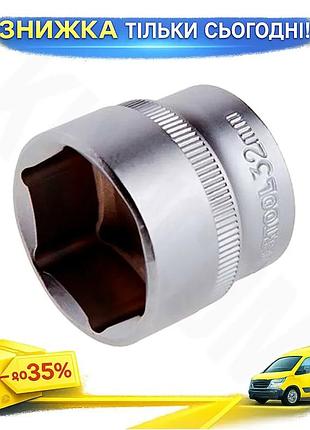 Ku головка торцевая шестигранная universal fit intertool 32мм 1/2" для монтажа и демонтажа болтов гайк uni2l_k