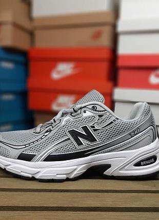 Женские кроссовки new balance 740 grey blackUN беланс серого с черными цветами