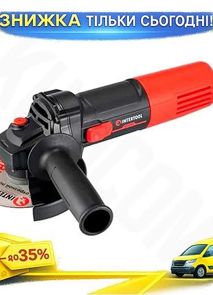 Ku шліфмашина кутова intertool universal fit 950 вт 125 мм болгарка для шліфування та різання металу д uni2l_k