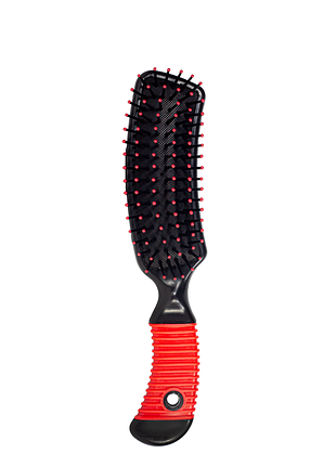 Щітка для волосся масажна q.p.i. professional 21 см pm-8584, червона