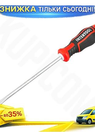 Ku отвертка intertool sl6 universal fit 150 мм storm профессиональная викрутка для сто и домашнего исп uni2l_k