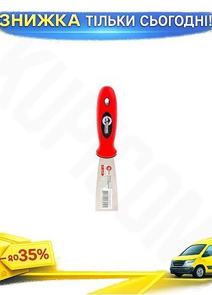 Ku шпатель intertool 40 universal fit мм нержавеющая сталь для шпаклевки и выравнивания поверхностей и uni2l_k