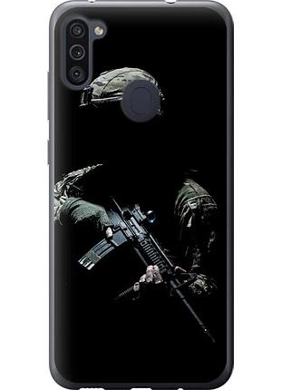 Чехол силиконовый патриотический на телефон samsung galaxy m11 m115f защитник v3 "5226u-1905-58250"