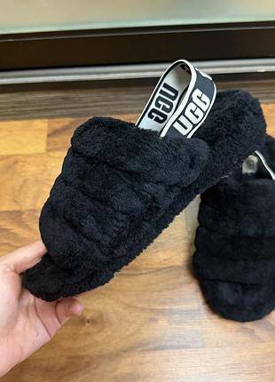 Тапочки w fluff yeah slide black 3