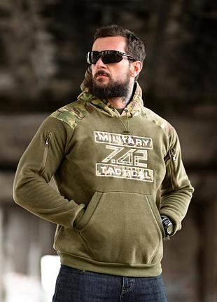 Флисовая худи 7.62 military tactical oliva тр6460