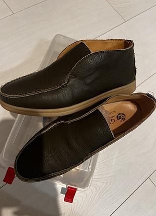 🌿 жіночі черевики у стилі loro piana summer walk , 36 розмір
