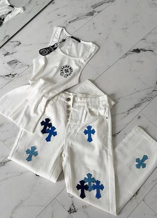 Джинси chrome hearts 🖤