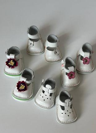 Белые туфельки для кукол little mia nines d`onil