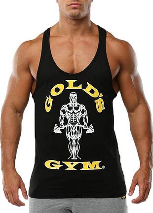 Нова чорна спортивна майка голдс джим gold's gym muscle joe, s, оригінал