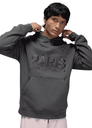 Худі чоловіче air jordan psg stmt grey hv3424-060