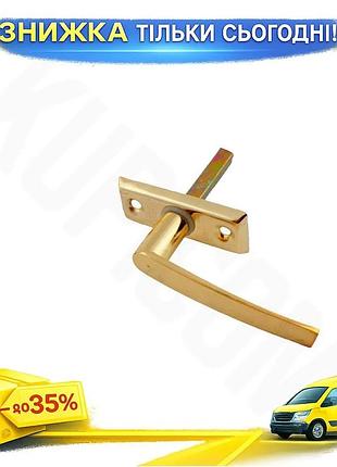 Ku ручка оконная fzb universal fit polodium рв золото для пластиковых деревянных алюминиевых окон фурн uni2l_k