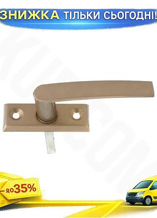 Ku ручка оконная fzb universal fit polodium sn сатин для пластиковых деревянных алюминиевых окон фурни uni2l_k
