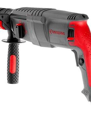 Ku перфоратор прямий intertool universal fit 850вт для свердління та довбання sds+ потужний інструмент uni2l_k 9