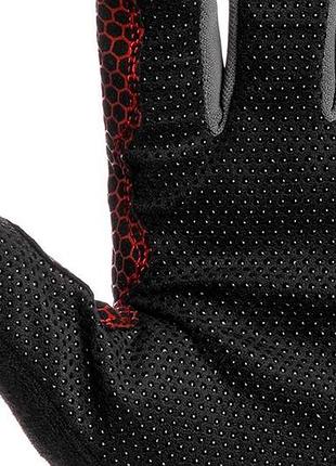 Ku перчатки защитные intertool universal fit из спандекса усиленные антискользящие для работы черные р uni2l_k 7