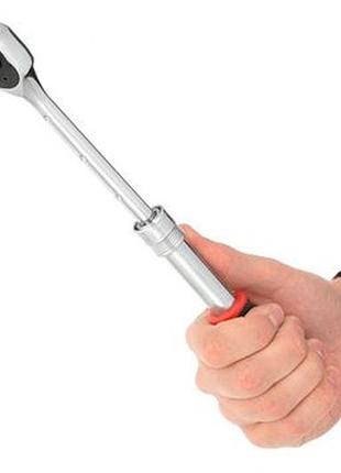 Ku ключ трещоточный intertool universal fit 3/8" 72t телескопический для закручивания и откручивания к uni2l_k 7