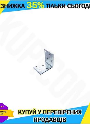 Ku кутник рівносторонній apro universal fit 50 x 50 x 40 мм кріплення для меблів будівельний уголок 10 uni2l_k