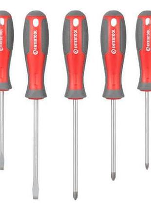 Ku набор отверток intertool universal fit 63 ед универсальный комплект бит и головок для ремонта и сбо uni2l_k 4