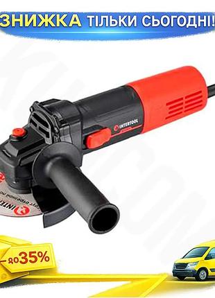 Ku шліфмашина кутова intertool universal fit 1100 вт 125 мм болгарка для шліфування металу та бетону uni2l_k