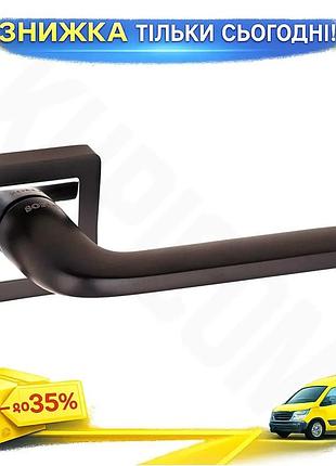 Ku ручка на розетке universal fit fzb для двери с засувкою черная дверная ручка с замком для квартиры uni2l_k
