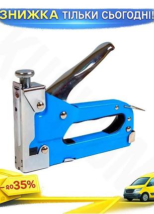 Ku степлер будівельний intertool universal fit для ремонту та оббивки меблів зі скобами 4-14 мм для кр uni2l_k