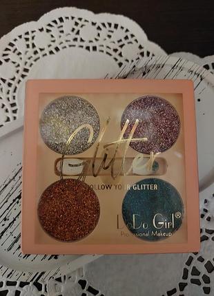 Палетка теней/глитер глаз и лица 💛🩷🧡💚
dodo girl full glitter eyeshadow