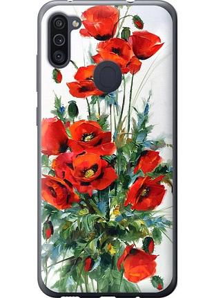 Чехол силиконовый на телефон samsung galaxy m11 m115f маки "523u-1905-58250"