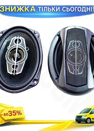 Ku динамики автомобильные коаксиальные universal fit овальные 6х9 1000 вт для качественного звука акус uni2l_k