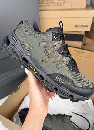 Мощные мужские кроссовки  skechers arch fit glide step trail