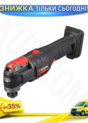 Ku многофункциональный аккумуляторный реноватор universal fit intertool 20 в для работы с деревом и ме uni2l_k