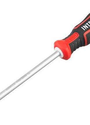 Ku отвертка intertool ph3 universal fit 150 мм storm для мастеров с магнитным наконечником и резиновой uni2l_k 2