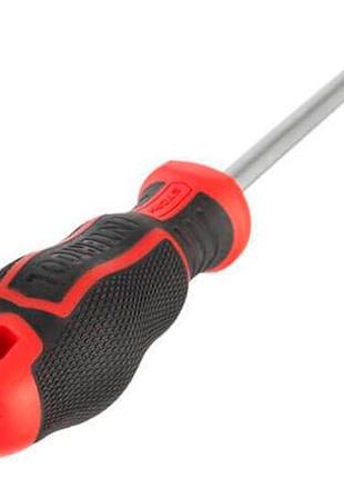 Ku отвертка intertool ph3 universal fit 150 мм storm для мастеров с магнитным наконечником и резиновой uni2l_k 3