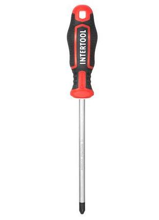 Ku отвертка intertool ph3 universal fit 150 мм storm для мастеров с магнитным наконечником и резиновой uni2l_k 4