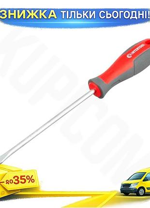 Ku отвертка sl6 intertool universal fit 150 мм для монтажа и демонтажа резьбовых соединений викрутка с uni2l_k