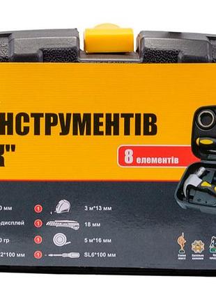 Ku набор инструментов mastertool universal fit 8 ед для ремонта и строительства с плоскогубцами и отве uni2l_k 3