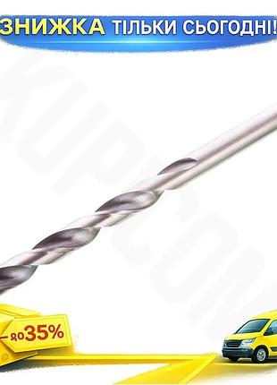 Ku свердло по металу universal fit подовжене intertool 13 мм hss для свердління сталі та металу свердл uni2l_k