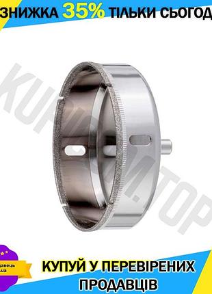 Ku сверло трубчатое по universal fit стеклу и керамике intertool 100 мм коронка для сверления плитки м uni2l_k