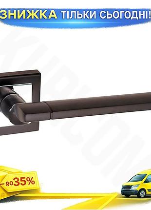 Ku ручка на розетки universal fit fzb для дверей із засувкою чорна для встановлення в інтер'єрі ручка uni2l_k