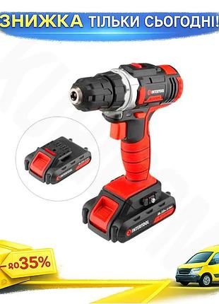 Ku акумуляторний шуруповерт intertool universal fit 18 у ненаголошений дриль-шуруповерт для роботи з д uni2l_k
