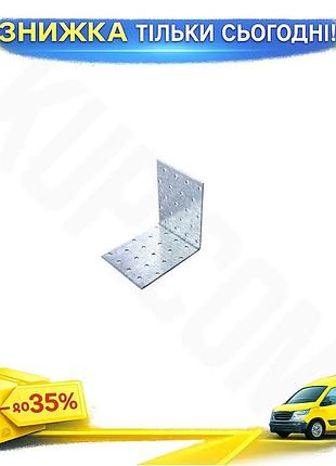 Ku кутник рівносторонній apro universal fit 100 x 100 x 80 x 2 мм 5 шт кутові кріплення для меблів та uni2l_k