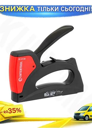 Ku степлер intertool пластиковый universal fit 6-14 мм для скоб 11,3 мм строительный инструмент для фи uni2l_k