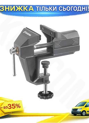Ku тиски intertool 80мм universal fit для майстрів та ремісників настільні струбцини для фіксації дета uni2l_k