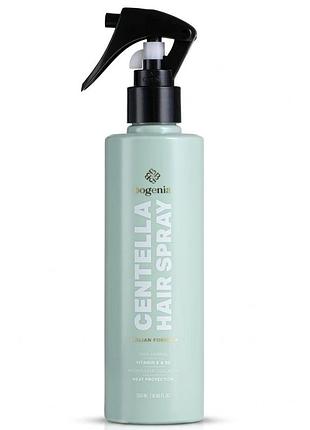 Термозахисний спрей для волосся з центелою bogenia centella hair spray, 250 мл