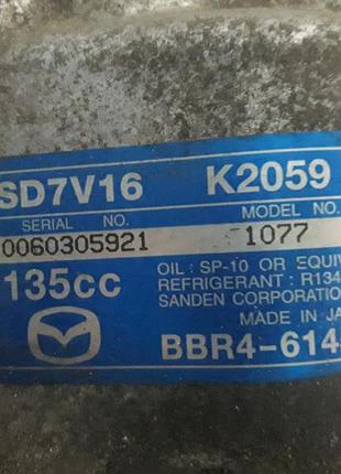 Компресор кондиціонера mazda 3 bl 2009-13 5 cw compressor compressor 1.6 d 2
