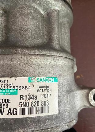 Компрессор кондиционера volkswagen oe 5n0820803 3