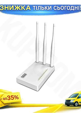 Ku роутер netis wi-fi universal fit 802.11b/g/n до 300 мбіт/с 2.4 ггц 4 lan 10/100 мбіт/с для дому і о uni2l_k