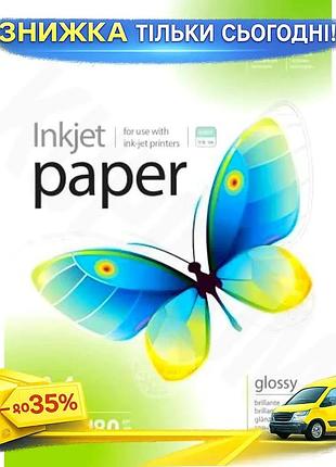 Ku фотопапір printpro глянцевий universal fit a4 180 г/м2 50 арк для фото та друку рекламних матеріалі uni2l_k