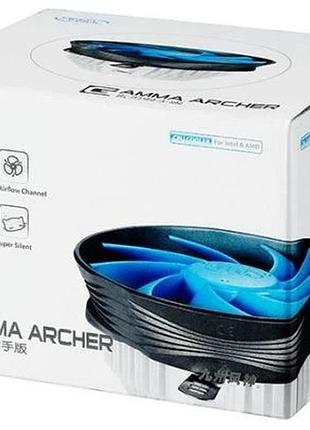 Ku кулер для процесора universal fit deepcool 120 мм алюмінієвий для intel amd активне охолодження tdp uni2l_k 8