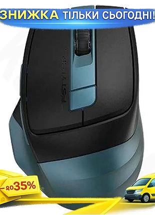 Ku бездротова миша a4tech universal fit fstyler оптична безшумна для роботи та навчання 2400 dpi з аку uni2l_k
