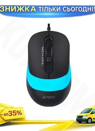 Ku мышь a4tech fstyler universal fit 1600dpi usb оптическая проводная черная синяя для компьютера и но uni2l_k