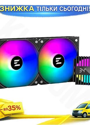 Ku система жидкостного охлаждения universal fit zalman alpha 2 черная для процессора бесшумное охлажде uni2l_k